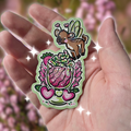 Heather Milkshake Fairy Deer ~ Pixie Dust Glitter Sticker