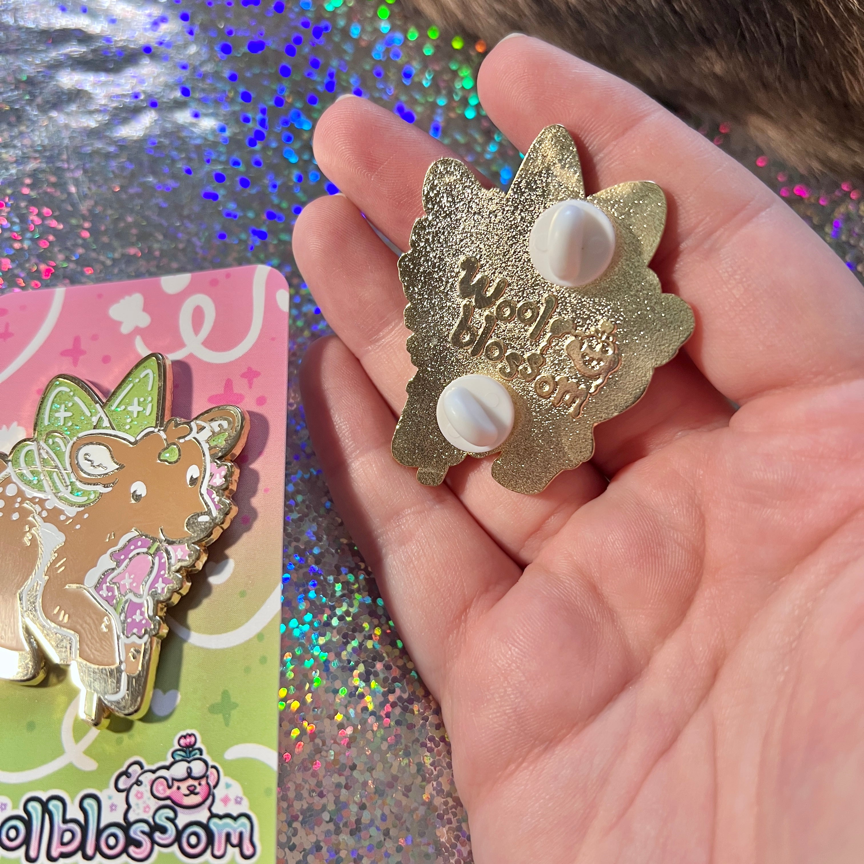 Fairy Heather Deer ~ Enamel Pin