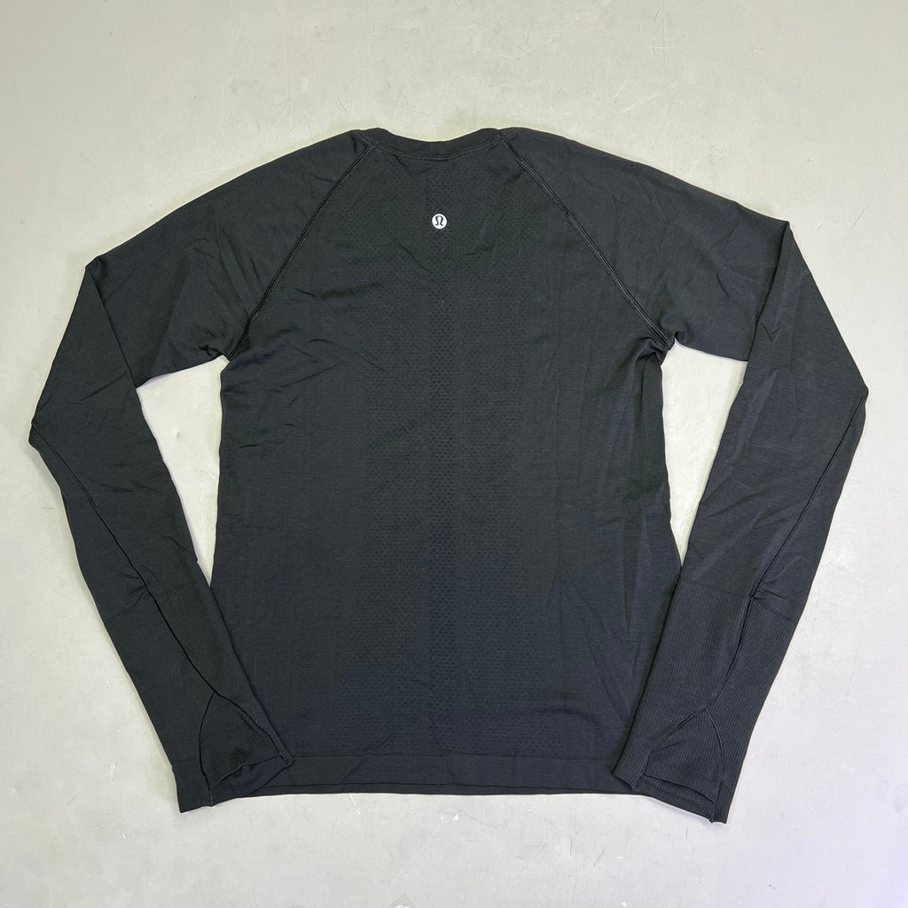 LULULEMON Swiftly Tech Long-Sleeve Shirt 2.0 Women's Sz XS Black (Pre-Owned)